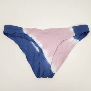 L*Space Bikini Bottom in Tie Dye Pink Blue Size XL
